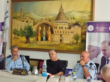 قائد وحدة "سيف" اللّواء ناتان بوزانا يزور بلدية الناصرة